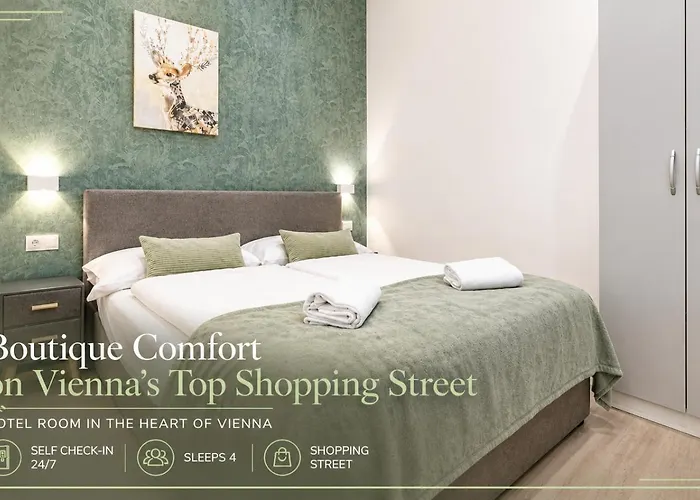 Appartement Shopping Paradise 9br Complex Ideal For 22 People Wenen